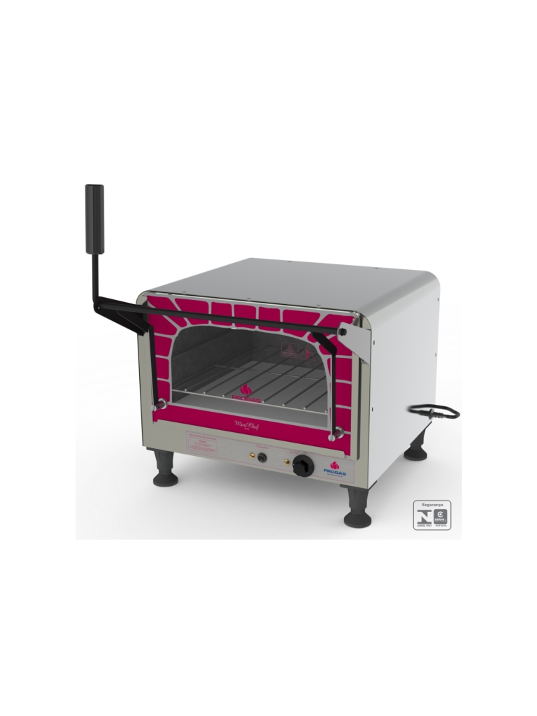 FORNO REFRATÁRIO ELÉTRICO (46 X 46 CM) 40 LITROS - PRPE 400 - MINI CHEF - 220V - PROGÁS