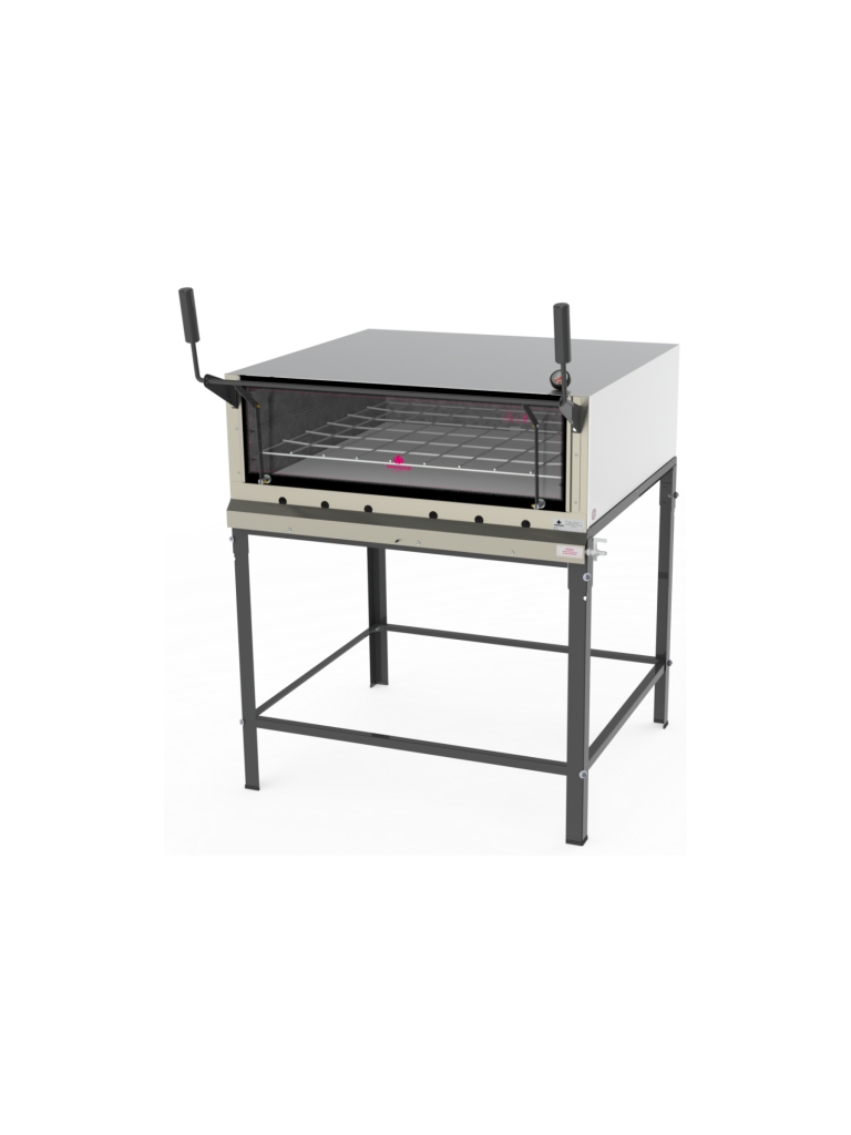 FORNO REFRATÁRIO A GÁS (91 X 91 CM) 230 LITROS - INOX - PRP 900 - S/ KIT GÁS - PROGÁS