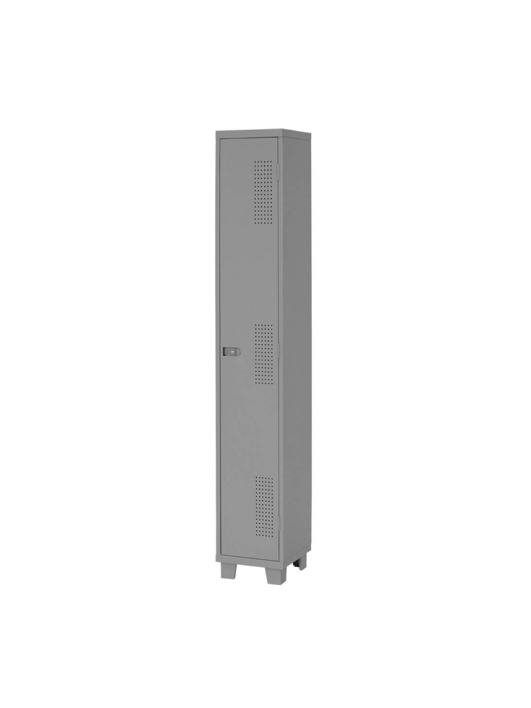 ROUPEIRO / ARMÁRIO DE AÇO 1 PORTA GRANDE - COM PITÃO P/ CADEADO - 1,95 X 0,34 X 0,40 - S.A.