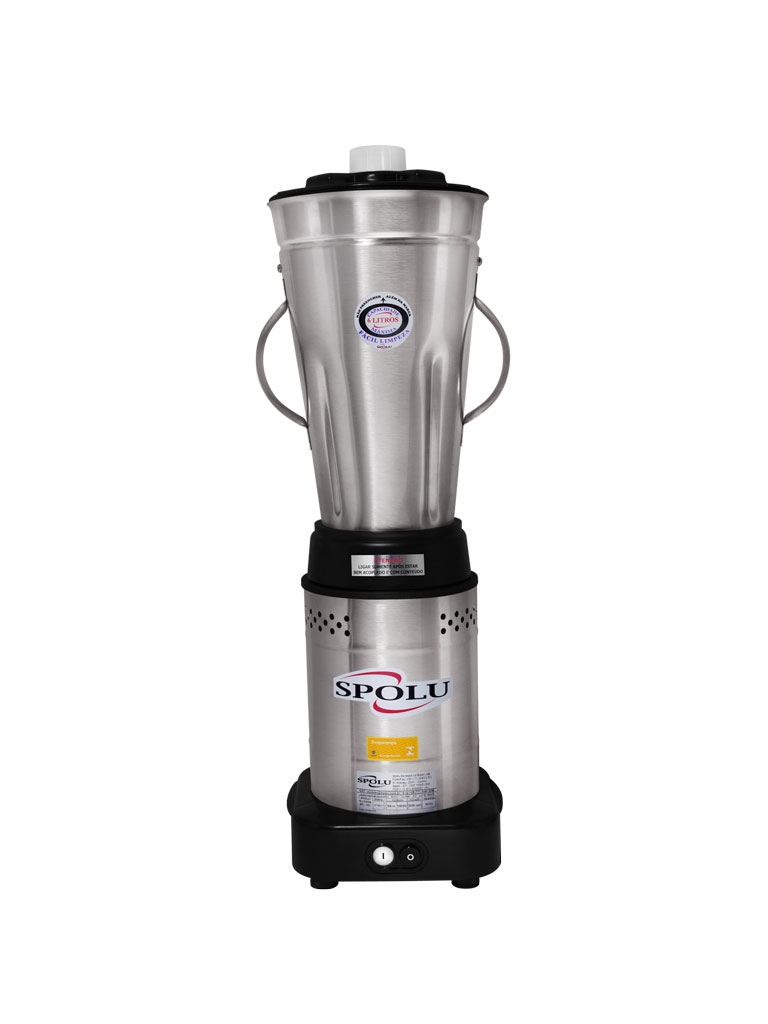 LIQUIDIFICADOR INDUSTRIAL BAIXA ROTAÇÃO 6 LITROS - BIVOLT - SPOLU