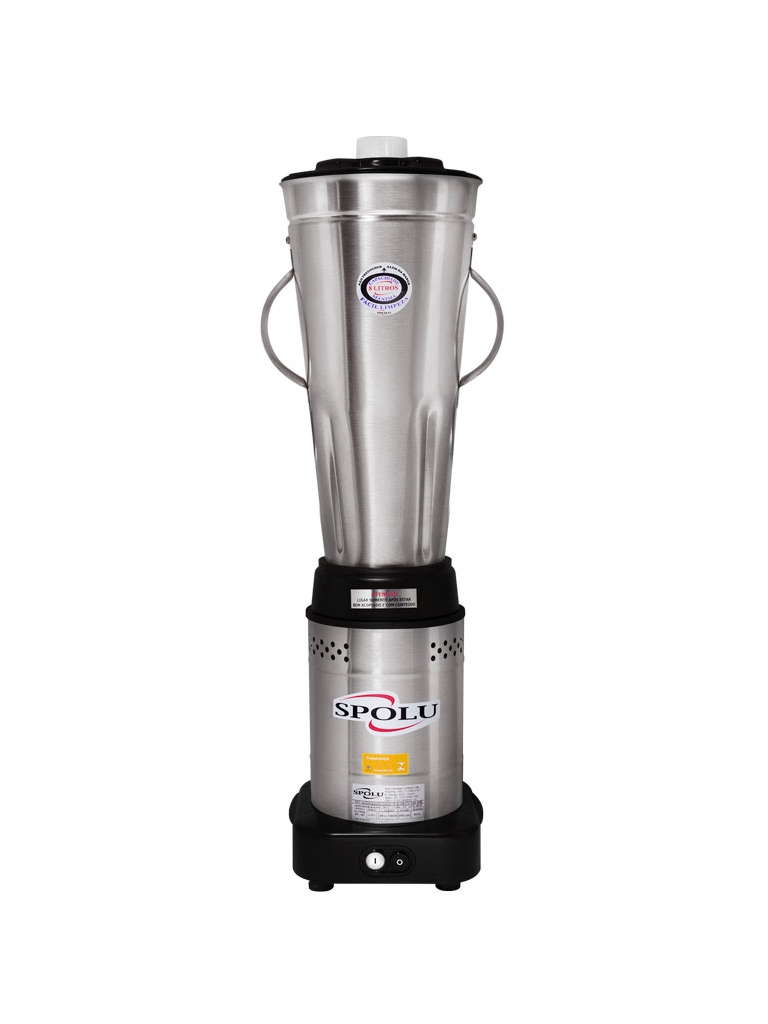 LIQUIDIFICADOR INDUSTRIAL BAIXA ROTAÇÃO 8 LITROS - BIVOLT - SPOLU