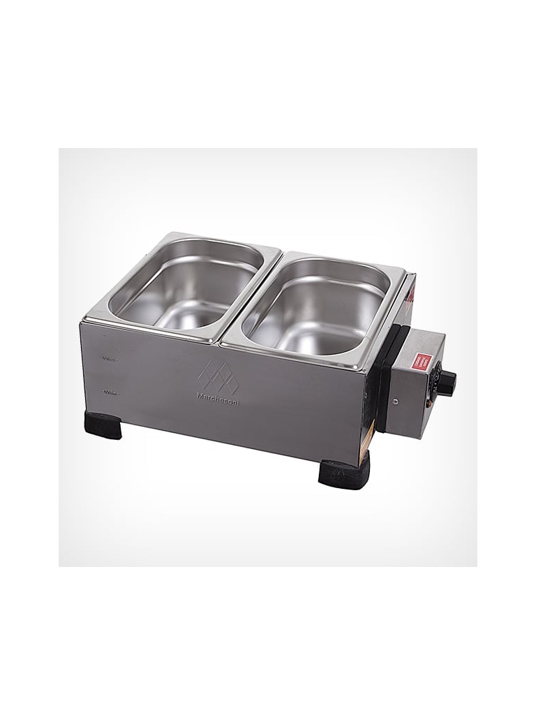DERRETEDEIRA PROFISSIONAL 2 CUBAS DE 2,5KG - 220V - MARCHESONI