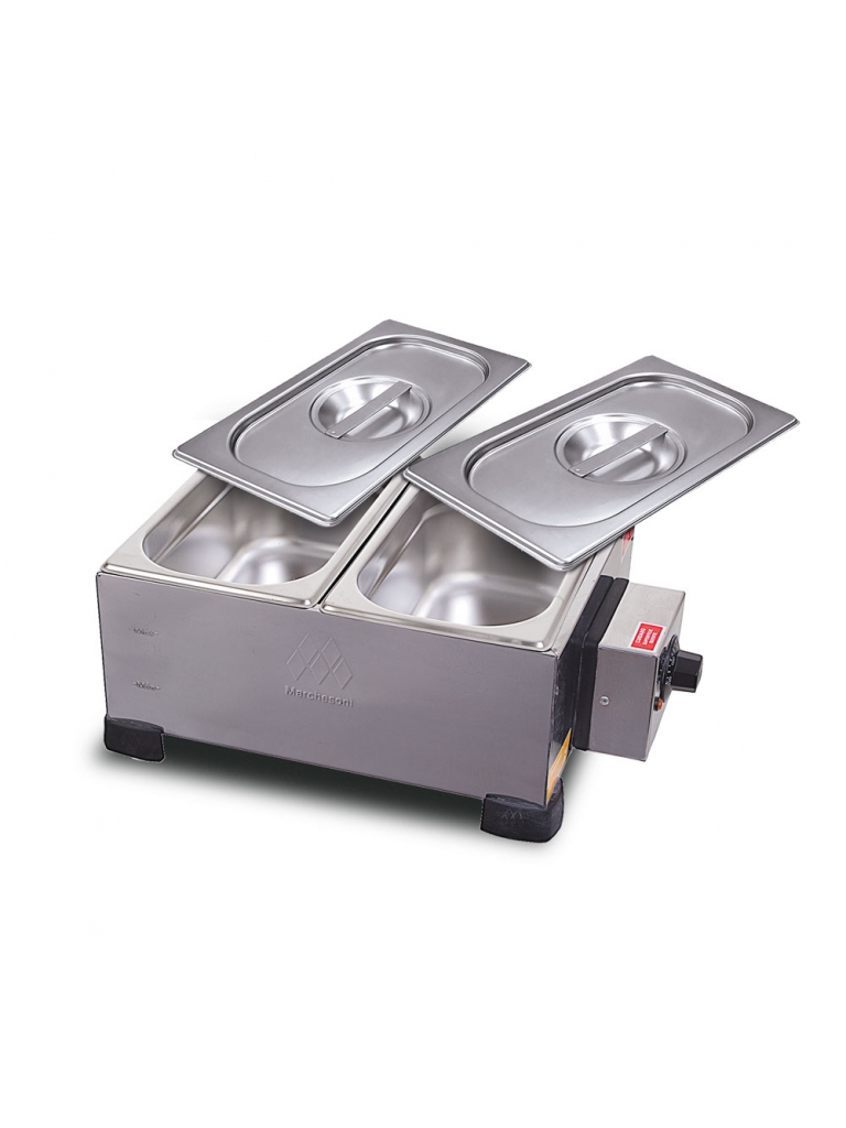 DERRETEDEIRA PROFISSIONAL 2 CUBAS DE 2,5KG - 220V - MARCHESONI