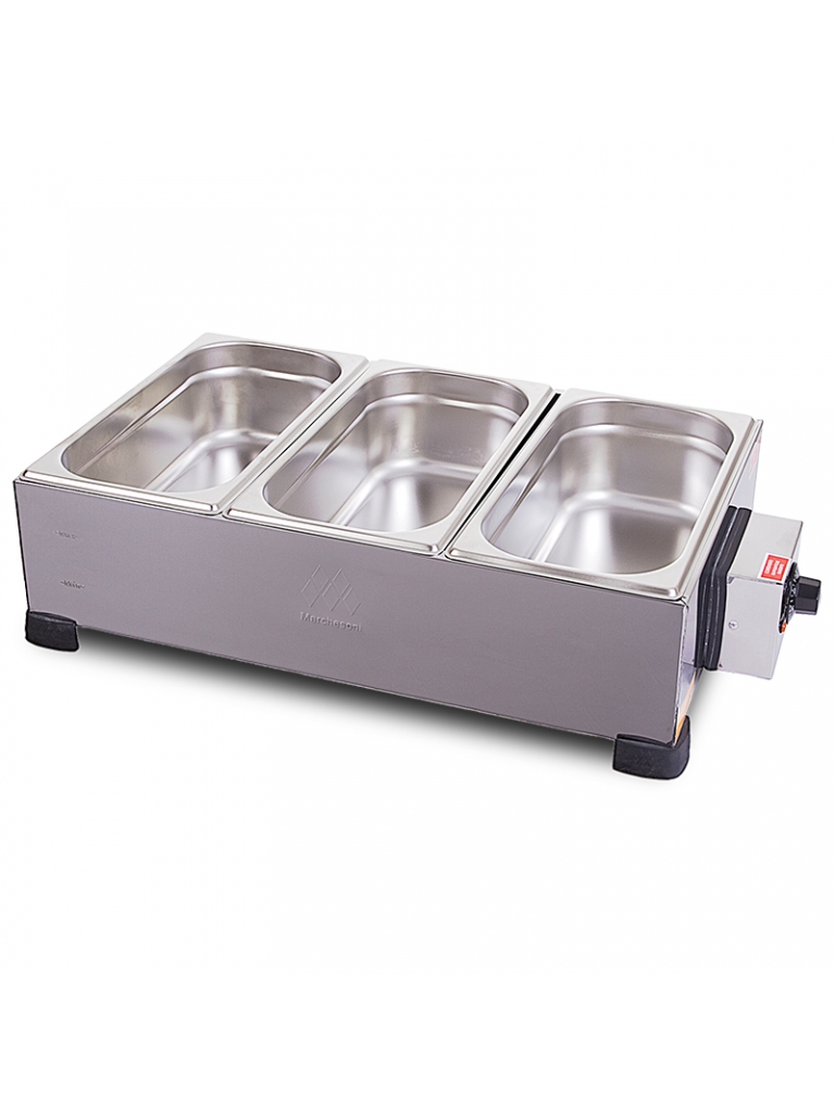 DERRETEDEIRA PROFISSIONAL 3 CUBAS DE 3,3KG CADA - 220V - MARCHESONI
