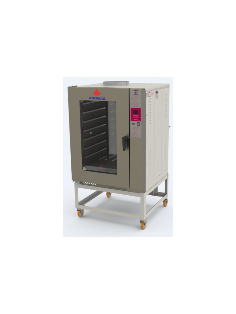 FORNO TURBO A GÁS PARA 8 ESTEIRAS 58X70CM - PRP 8000 - PROGÁS