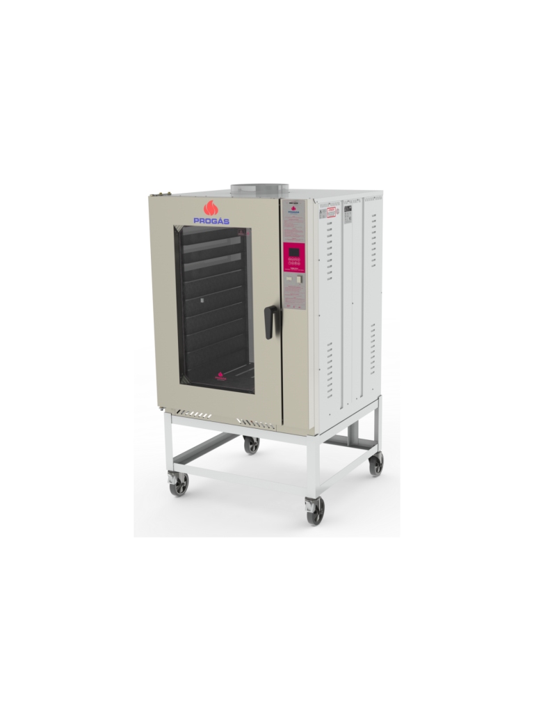 FORNO TURBO A GÁS PARA 10 ESTEIRAS 58X70CM - PRP 10000 - PROGÁS