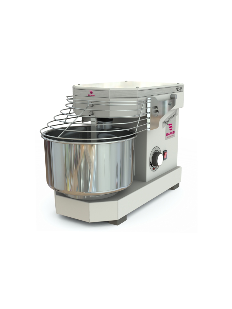 AMASSADEIRA ESPIRAL 5 KG MASSA PRONTA - 10 VELOCIDADES - AES 05 - BIVOLT - BRANCA - BRAESI