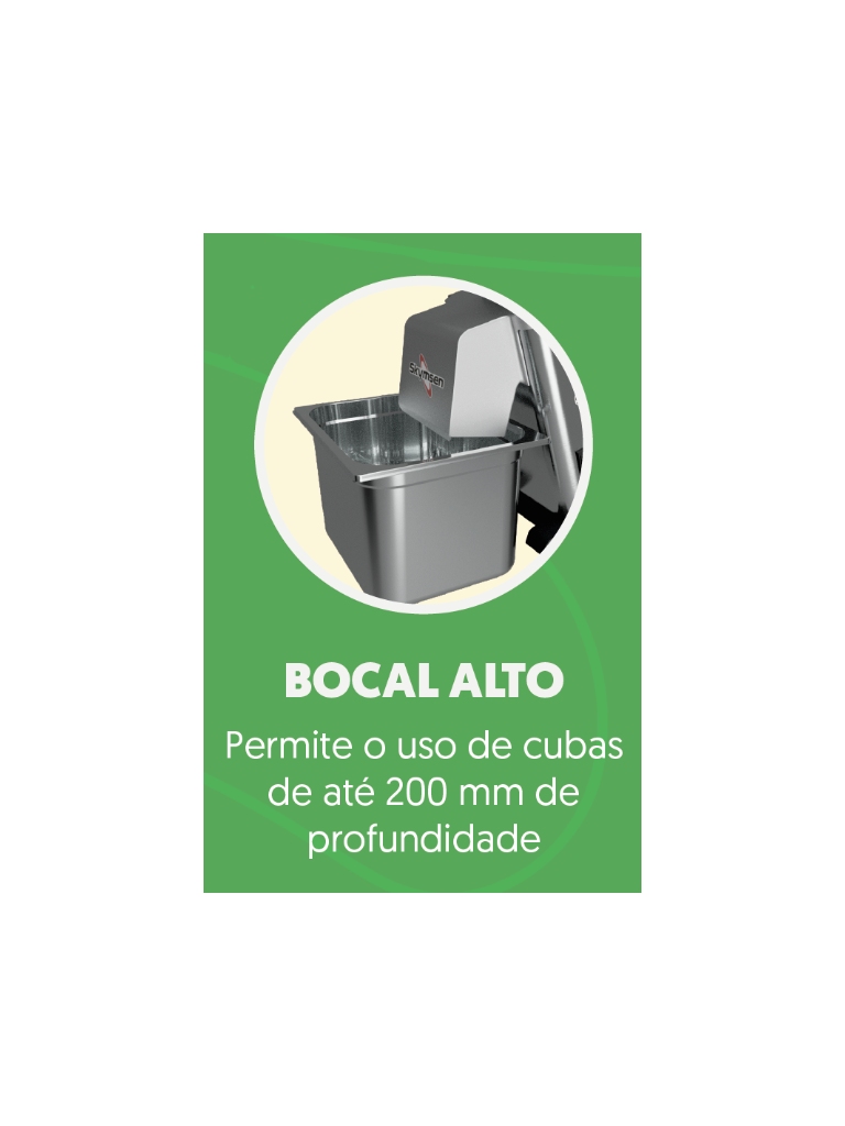 PROCESSADOR DE ALIMENTOS INOX, COM 7 DISCOS - PA 7 PRO - 220V - SKYMSEN