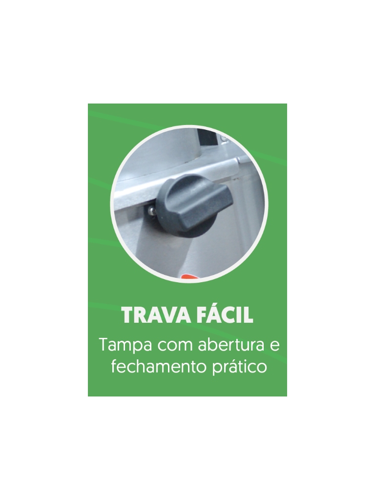 PROCESSADOR DE ALIMENTOS INOX, COM 7 DISCOS - PA 7 PRO - 220V - SKYMSEN