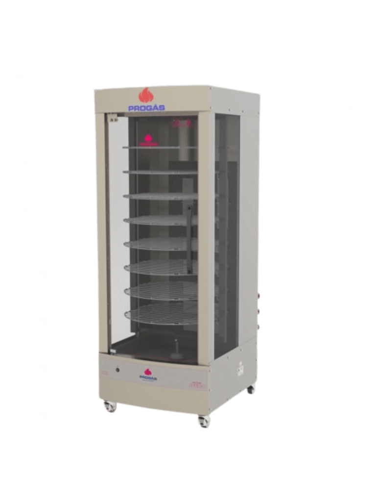 FORNO MULTIUSO GIRATÓRIO P/ +- 128KG - 8 GRELHAS - PRP 482 - BIVOLT - PROGÁS