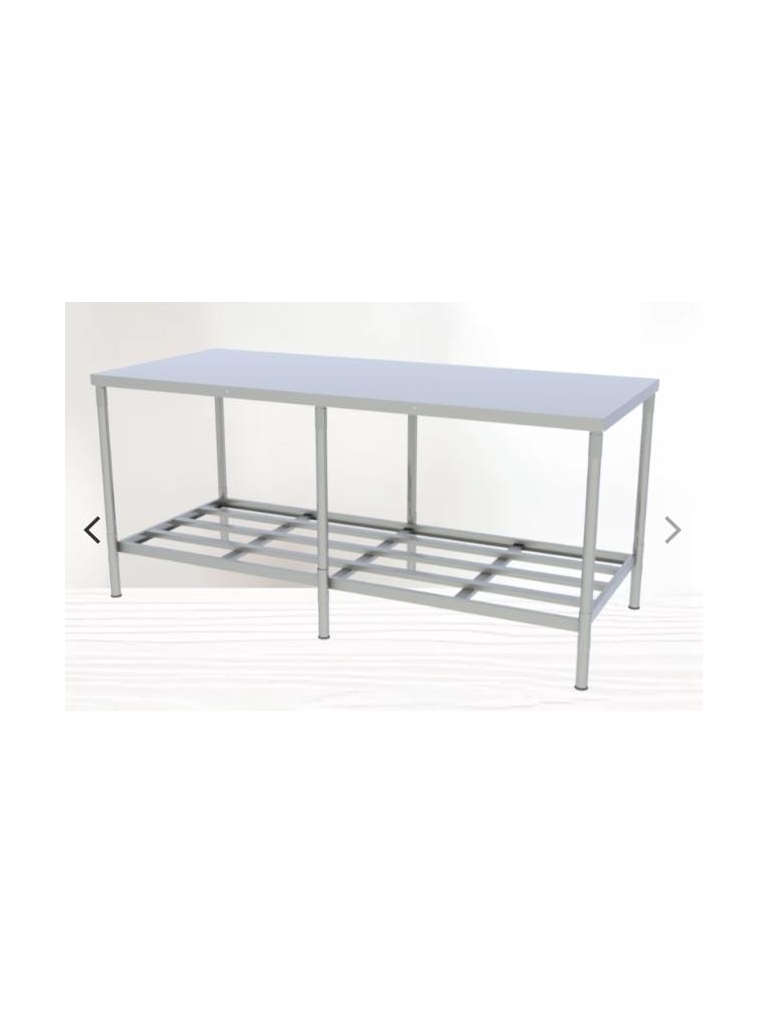 MESA TOTAL INOX 1,90 X 80CM - MES 19I - BRAESI