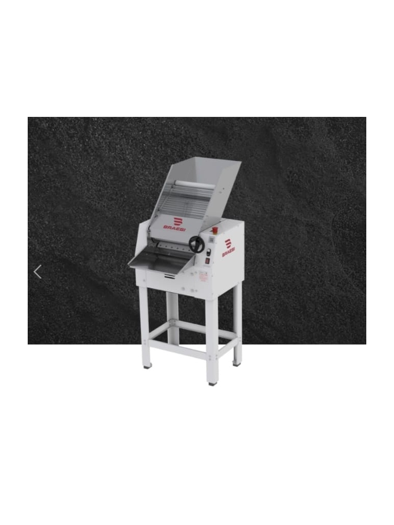 CILINDRO LAMINADOR INDUSTRIAL 40CM COM PEDESTAL BIVOLT - CBPI 40/1 G3 - BRAESI